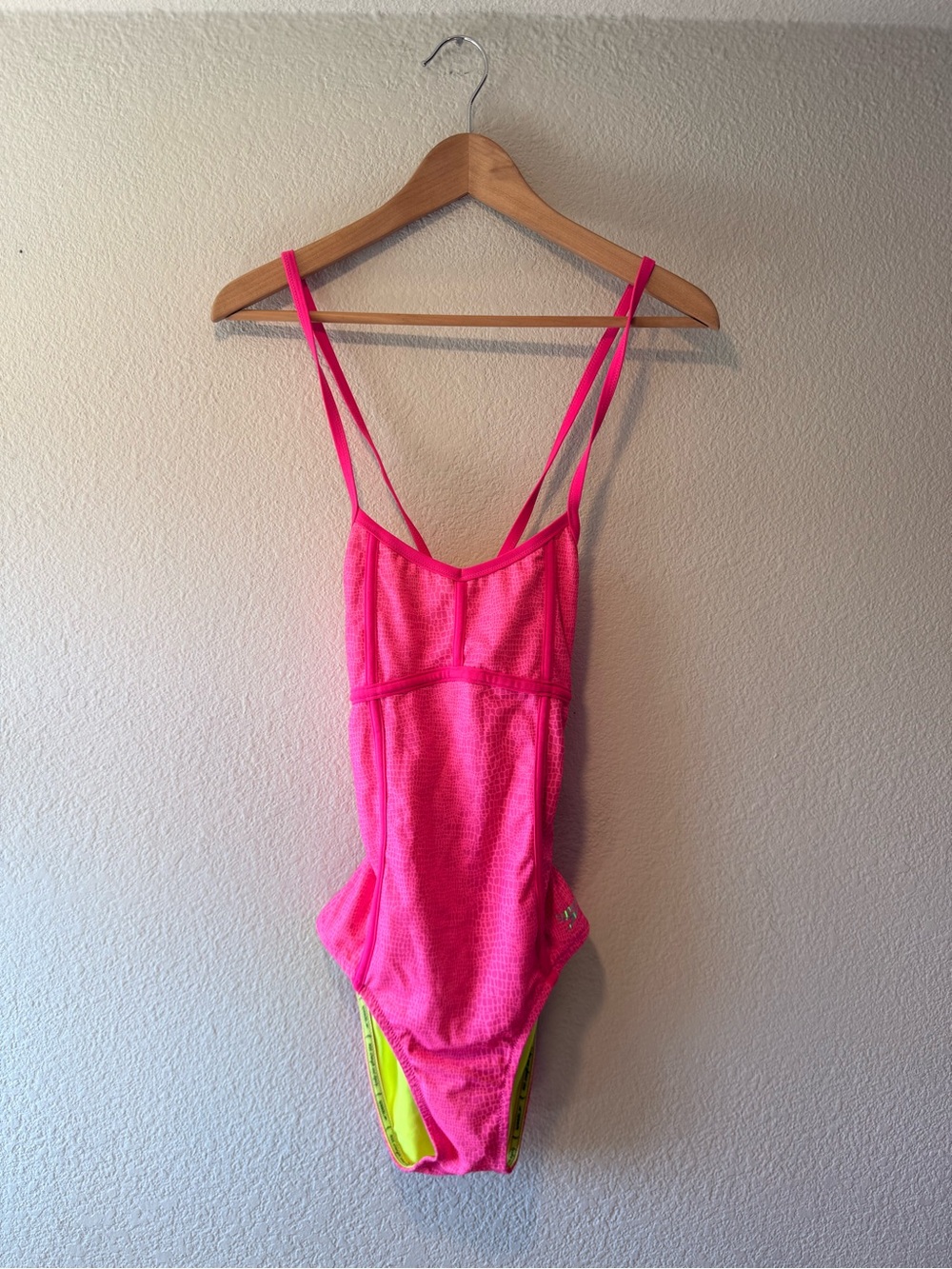 SPEEDO Neon Pink One-Piece Swimsuit
